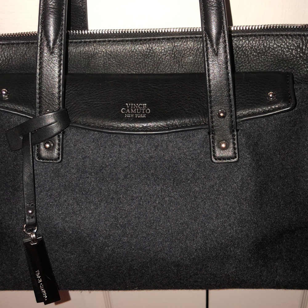 Vince Camuto Black Leather Bag